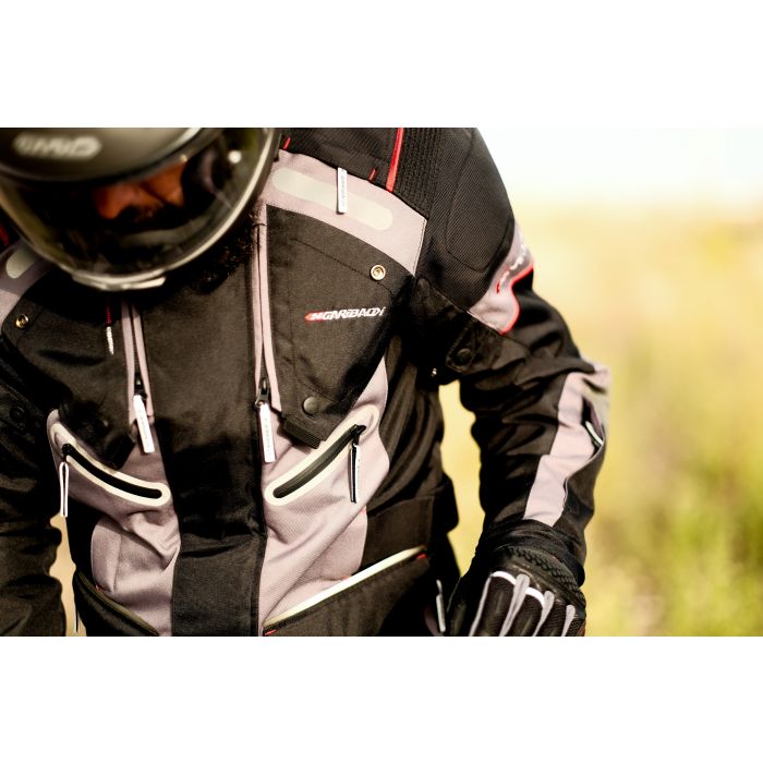 GENERICO Chaqueta de moto para hombre chaqueta de trabajo de aventura  -verde