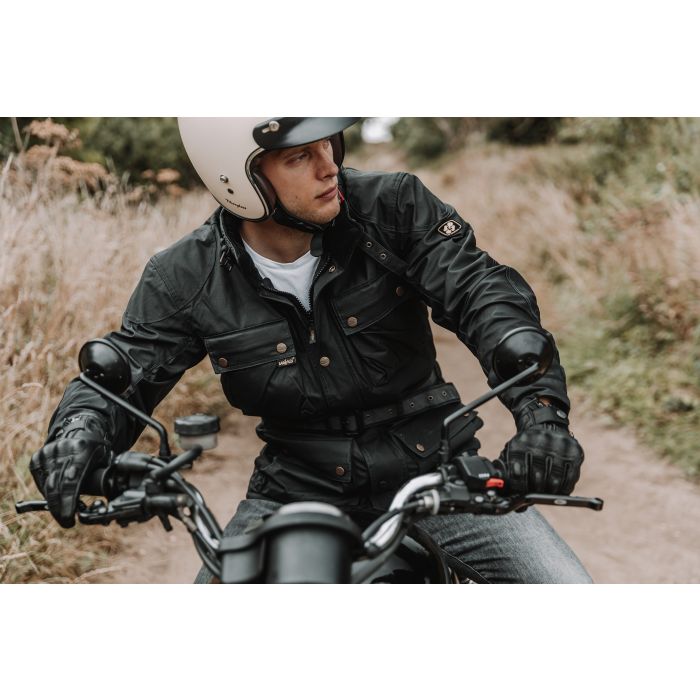 chaqueta moto hombre