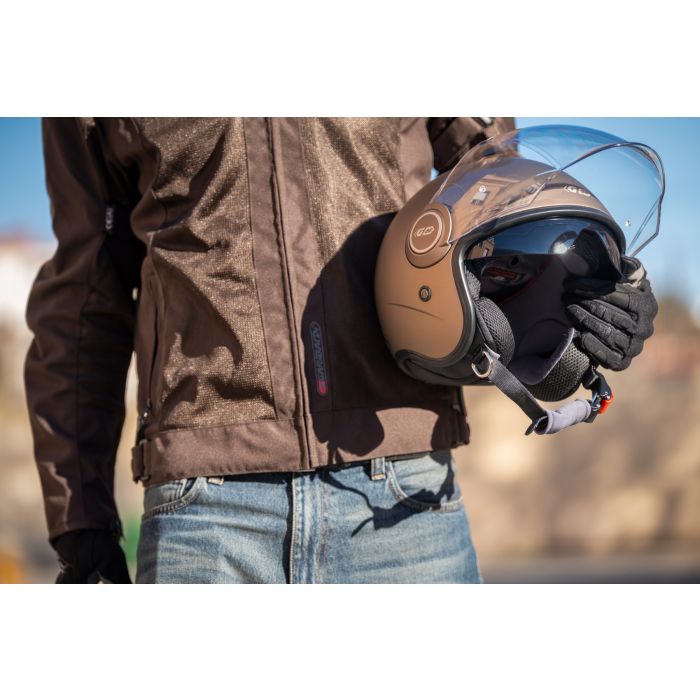 Casco Moto Jet Gari G21 Sunvisor