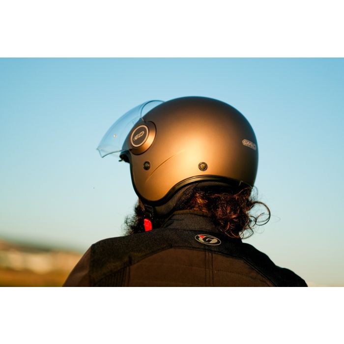 Casco Moto Jet Gari G21 Sunvisor