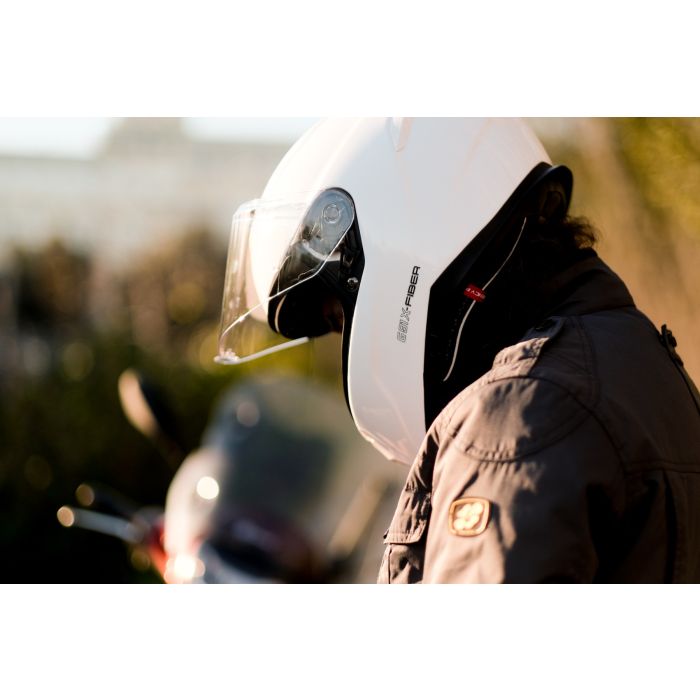 Casco Moto Integral Gari G91X Fiber Click Pinlock